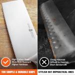 TUO Nakiri Vegetable Cleaver - 6.5" Japanese Knife