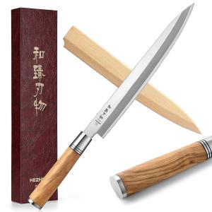 HEZHEN 270mm Japanese Sashimi Yanagiba Knife