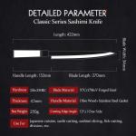 HEZHEN 270mm Japanese Sashimi Yanagiba Knife