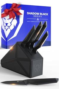 Dalstrong 5-Piece Shadow Black Knife Block Set