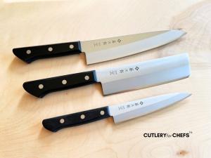 Tojiro VG10 Japanese Knife Set - Gyuto, Nakiri, Petty