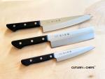 Tojiro VG10 Japanese Knife Set - Gyuto, Nakiri, Petty
