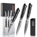 Seido VG-10 Damascus 3-Piece Paring Knife Set