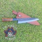 Handmade Santoku Chef Knife for Kitchen Tasks