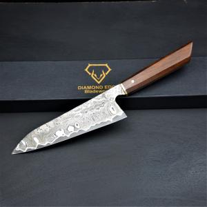 Japanese Damascus Chef Knife with Rosewood Handle