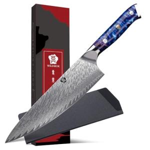 Wildmok 8-Inch Damascus Japanese Chef Knife