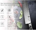 TUO Kiritsuke Chef Knife - Vegetable Cleaver Kitchen Knife 8.5-inch High Carbon Stainless Steel - Japanese Knives with G10 Full Tang Handle - Black Hawk-S Knives Including Gift Box