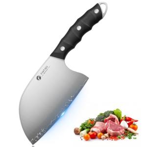FINTISO 6.5 Inch High Carbon Stainless Steel Cleaver