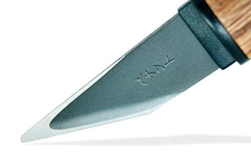 Japanese Kiridashi Craft Pocket Knife with Wooden Handle