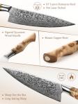 HEZHEN 8.3" VG10 Damascus Steel Chef Knife