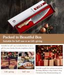 HEZHEN 8.3" VG10 Damascus Steel Chef Knife