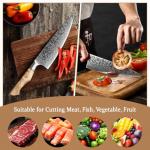 HEZHEN 8.3" VG10 Damascus Steel Chef Knife