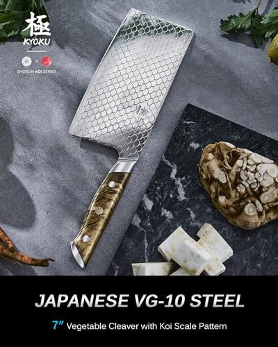 KYOKU 7" Shogun Koi Vegetable Cleaver