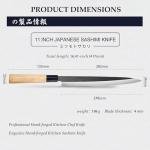 MITSUMOTO SAKARI 11" Hand Forged Sashimi Knife