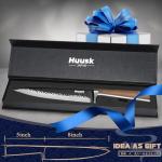 Huusk 8-Inch Japanese Chef Knife - Hand Forged