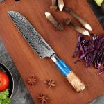 Seido 7-Piece Damascus Steel Kitchen Knife Set