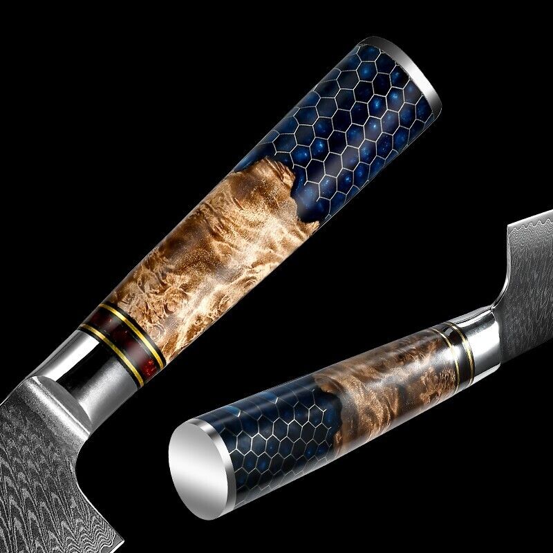 8-inch Damascus Chef Knife for Precision Japanese Cooking