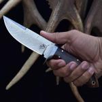 Handmade 9" Damascus Steel Straight-Spine Knife