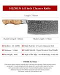 HEZHEN Precision Meat Cleaver for Kitchen Use