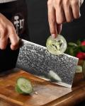 HEZHEN Precision Meat Cleaver for Kitchen Use