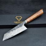 Japanese Damascus Chef Knife with Rosewood Handle