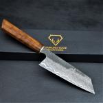 Japanese Damascus Chef Knife with Rosewood Handle