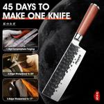 Huusk Nakiri Chef Knife – 6.5” Japanese Veggie Knife