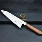Japanese Damascus Chef Knife with Rosewood Handle