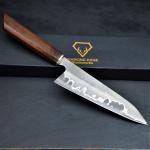 Japanese Damascus Chef Knife with Rosewood Handle