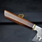 Japanese Damascus Chef Knife with Rosewood Handle