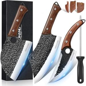 Precision Japanese Butcher Knife Set - 4 Pieces