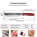 JENZESIR 7.9-Inch Nakiri Japanese Chef Knife