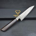Japanese Damascus Chef Knife with Rosewood Handle