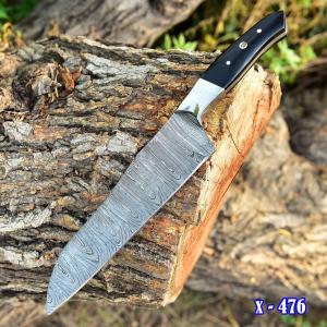 Japanese Bunka Knife - Hand Forged Damascus Steel
