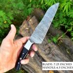 Japanese Bunka Knife - Hand Forged Damascus Steel