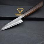 Japanese Damascus Chef Knife with Rosewood Handle