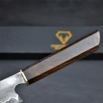 Japanese Damascus Chef Knife with Rosewood Handle