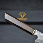 Japanese Damascus Chef Knife with Rosewood Handle