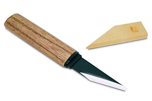 Japanese Kiridashi Craft Pocket Knife with Wooden Handle