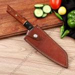 Damascus Japanese Bunka Chef Knife - Hand Forged