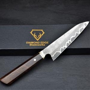 Damascus Chef Knife with Rosewood Handle