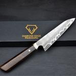 Damascus Chef Knife with Rosewood Handle
