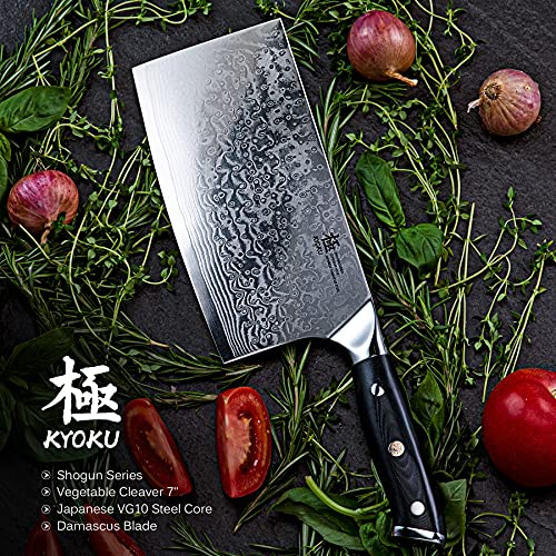 KYOKU 7" Vegetable Cleaver Knife - Shogun Series