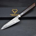 Damascus Chef Knife with Rosewood Handle