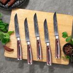 Seido 5-Piece Serrated Steak Knives Set