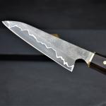 Damascus Chef Knife with Rosewood Handle