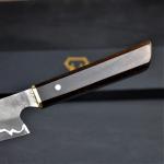 Damascus Chef Knife with Rosewood Handle