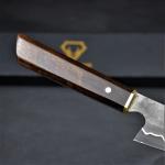 Damascus Chef Knife with Rosewood Handle