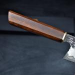 Japanese Chef Knife with Rosewood Handle, 52100 Steel