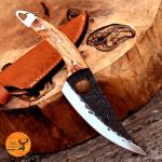 Japanese Boning Knife - Handmade Carbon Steel 2716